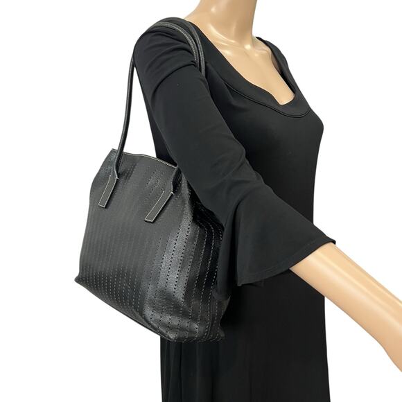 Prada Perforated Leather Tote - Picture 3 of 9